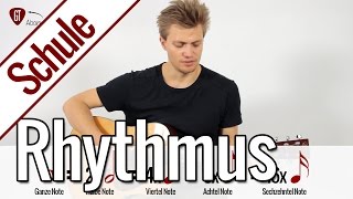 Rhythmus lernen  Gitarrenschule [upl. by Senhauser]