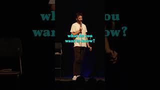 Rough start for my first Italian crowd work 📲🤣  Gianmarco Soresi  Stand Up Comedy [upl. by Aicilyhp]