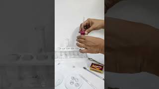 Reaction of Sodium hydroxide with Aluminium Hydrogen test  science activity shorts [upl. by Yedorb]