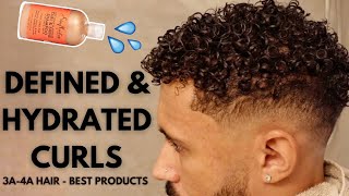 Men’s Curly Hair Routine  Best Products [upl. by Gwenora]