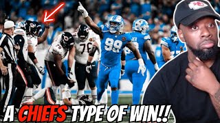 CHIEFS FAN REACTS TO Chicago Bears vs Detroit Lions  Thanksgiving Game Highlights [upl. by Wightman]