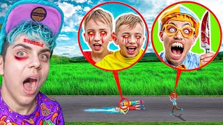 BLIPPI HA UCCISO VLAD e NIKI ripreso con il DRONE [upl. by Serene]