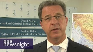 Karadzic Prosecutor Justice has been done  BBC Newsnight [upl. by Roux258]