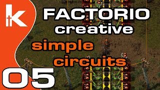 Factorio Simple Circuits  Factorio Creative Ep 5 [upl. by Yvonner]