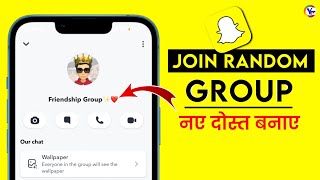 Make New 🤗Friends  Snapchat Group Join link  How to join Random Group chat on Snapchat [upl. by Nisior]