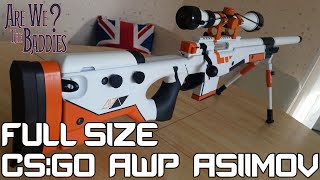 Airsoft AWP ASIIMOV sniper rifle from CSGO [upl. by Gussie]