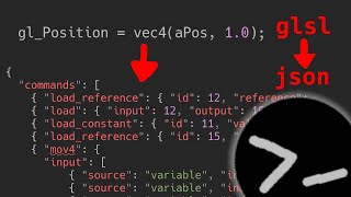 Compiling glsl to json [upl. by Dewitt263]