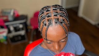 Box Braids for menboys with short hair  cut shampoo condition style amp length check [upl. by Lanahtan682]