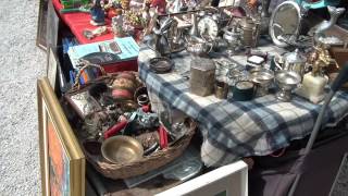 Mercatino Conca dOro Antiques Collectible Vintage Market in Rome [upl. by Llerraf279]