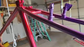 Duplicolor metalcast anodized bike painting [upl. by Kelwen]