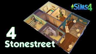 Sims 4 Apartment Renovation  4 Stonestreet  Speed Build  No CC [upl. by Ima455]