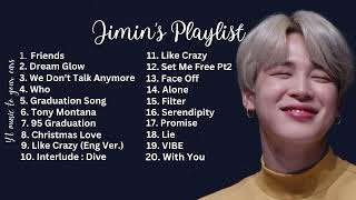 BTS Jimin all Songs Playlist [upl. by Zenger]