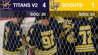 GBS Titans V2 Blue vs Lake Forest Scouts  202324 AHL Game 4 [upl. by Odnesor867]