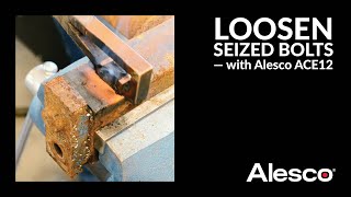 Loosen seized bolts with Alesco ACE12NIX3Cooling Unit [upl. by Nomrej262]