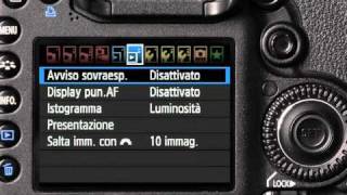 Corso Canon EOS impostare la ripresa video tutorial Italiano HD [upl. by Eidnahs]