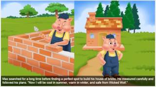 The story of Three Little Pigs In English Talking Before Sleep For Kids [upl. by Lomaj]