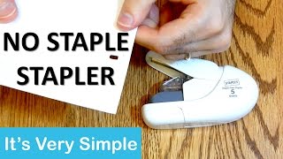 Say Goodbye to Staples with the Staple Free Stapler [upl. by Raleigh200]