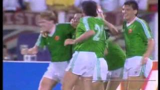 World Cup Italia 90 Group F England 1  1 Ireland [upl. by Zuckerman]