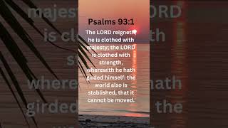 The LORD reigneth he is clothed with majesty psalms 931 [upl. by Naniac]