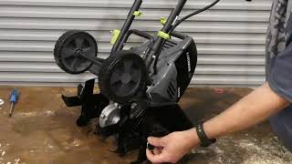 Assembling the Earthwise TC70016 RotoTiller Cultivator [upl. by Cart]