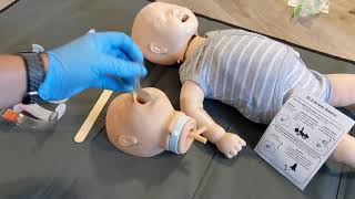 Oral Pharyngeal Airway OPA Insertion Infant [upl. by Enoid]