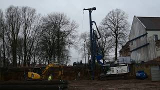 Liebherr LRB 18 piling and drilling rig  Votquenne Foundations [upl. by Roede]