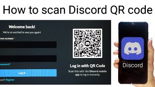 how to scan discord qr code  sign in on discord via qr code mobile [upl. by Sillihp]