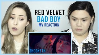 REACTING TO RED VELVETS BAD BOY MV [upl. by Ymerej]