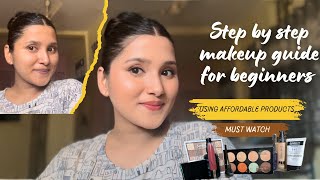 Learn makeup from basic in just 5 minutes  amazing makeup hacks makeup fypシ゚viral [upl. by Moya]