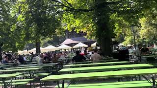 Oompah music at Beer Garden Munich [upl. by Reisinger]