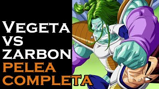 Vegeta Vs Zarbon  Ambas Peleas Completas del Anime aka Zabon [upl. by Rosalba]