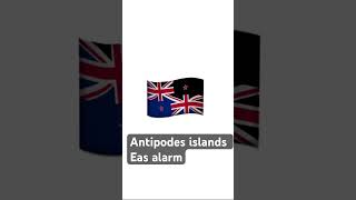 Antipodes island eas alarm New Zealand [upl. by Lorenzana]