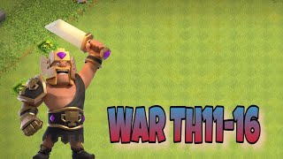 War Classic TH1216  clash of clans indonesia [upl. by Irim]