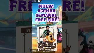 Nueva agenda semanal free fire ruleta de tokens 3x1 Demon Slayer [upl. by Freberg]