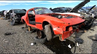 1984 Mazda RX7 2 Junked in Wrecking Junk Yard Pick n Pull Newark California [upl. by Ericka]