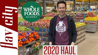 The HEALTHIEST Things To Buy At The Grocery Store  EPIC Whole Foods Haul [upl. by Aihsema247]