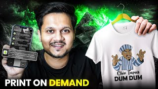 I Tried Print On Demand Challenge For 12 Hours Shocking Results 🔥 [upl. by Matta]