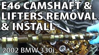 BMW E46 Remove amp Install Camshafts DIY m54rebuild 9 [upl. by Anala933]