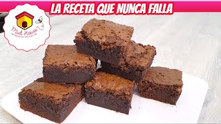 BROWNIE PARA PRINCIPIANTES fácil y rápido CHOCOLATE EXTREMO [upl. by Delphinia707]