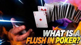 What Is A Flush In Poker How to play Poker Series [upl. by Vokaay]