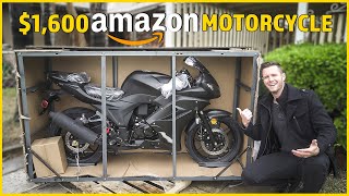 I BOUGHT the most AVERAGEPRICED Motorcycle on AMAZON 1600 NEW [upl. by Annmaria]