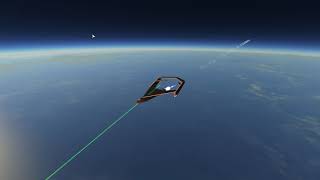 KSP RSSVE Hypersonic flight from Lanzarote to Madrid [upl. by Hrutkay]