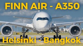 Finn Air A350  Business Class  Helsinki to Bangkok [upl. by Eelac]