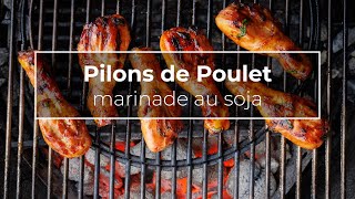 Pilons de Poulet marinade au soja  Recette [upl. by Plank887]