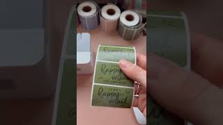 Easy to create any stickers with Vretti thermal printer D463B [upl. by Ytineres]