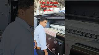 Yjet 16 Heads Sublimation printer printer machine textile sublimationprintingmachine nkt [upl. by Enilasor]