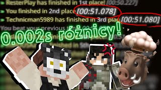 Nasz czas różnił się o ile  Minecraft Deathrun w Tech [upl. by Suryt]