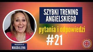 Szybki Trening Angielskiego A1A2  Pytania I Odpowiedzi  meeting 21 [upl. by Locke]