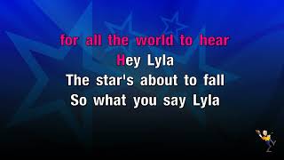 Lyla  Oasis KARAOKE [upl. by Anifesoj405]