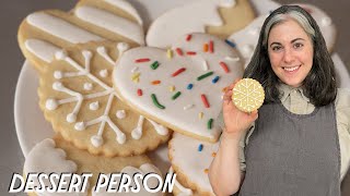 How To Make Sugar Cookies With Claire Saffitz  Dessert Person [upl. by Ennahgiel870]